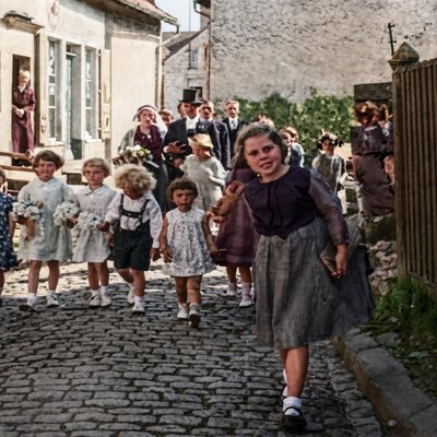 1938 Hochzeitspaar im Grünecken